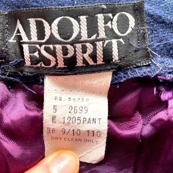 Vintage High-Waisted Wool Trousers – Size 9/10 - Picture 9 of 13